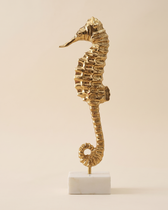 Seahorse Brass Decor