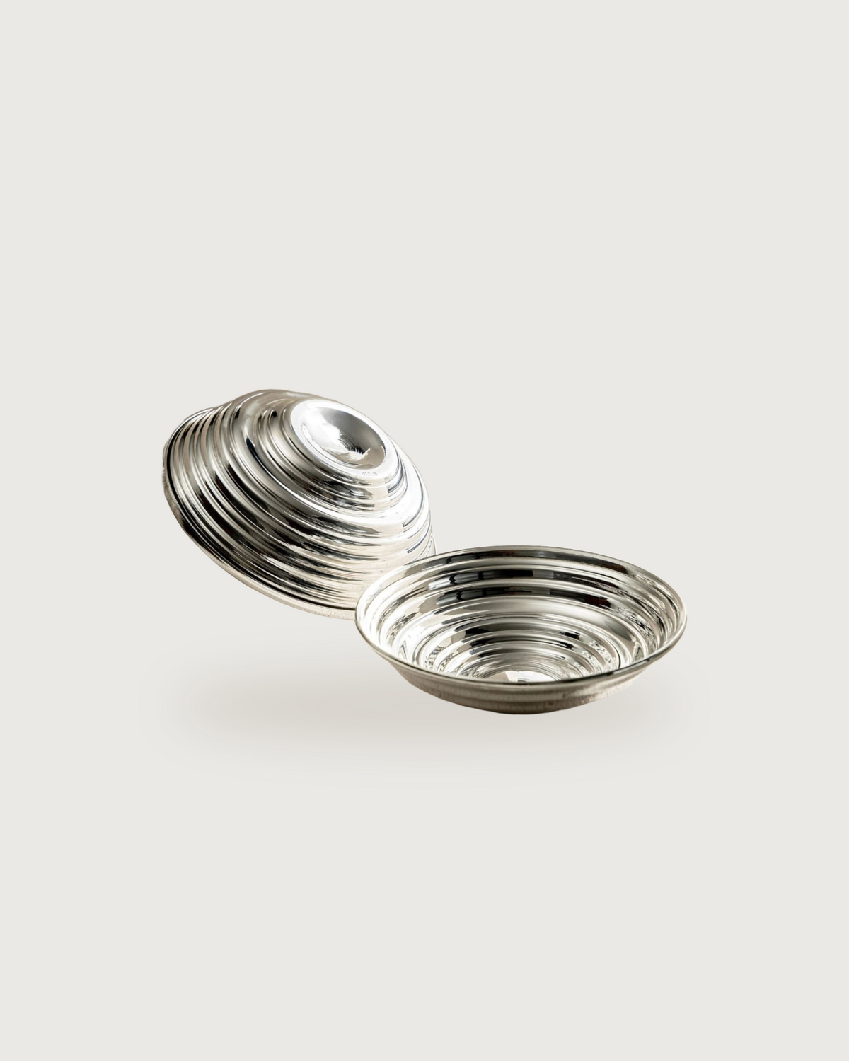 SERRATED SILVER BOWL SET — Modeditions, handmade · Bels & Pearl