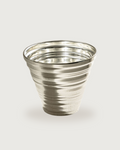 SERRATED SILVER TUMBLER