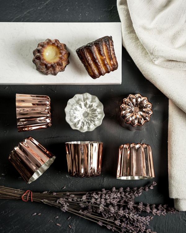 Set of 6 Handcrafted Copper Molds