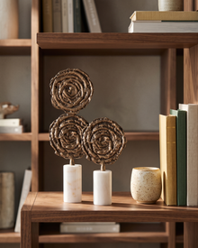 Spiral Loop Sculpture (Set of 2) — styled interior scene, Bels & Pearl
