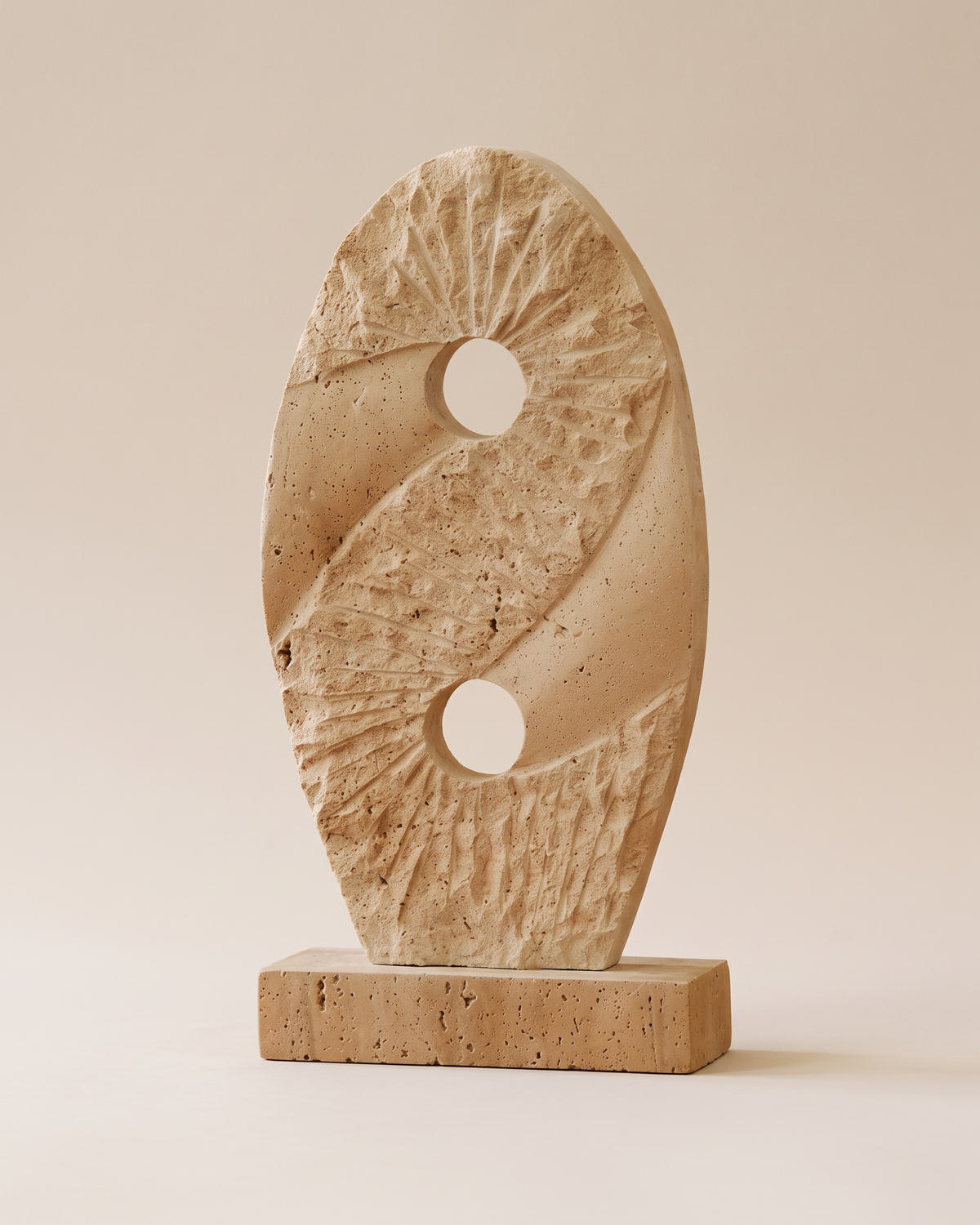 Yin-Yang Relief Sculpture (One Piece)