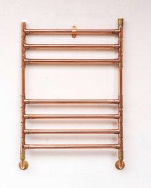 Industrial Copper Heated Towel Rail