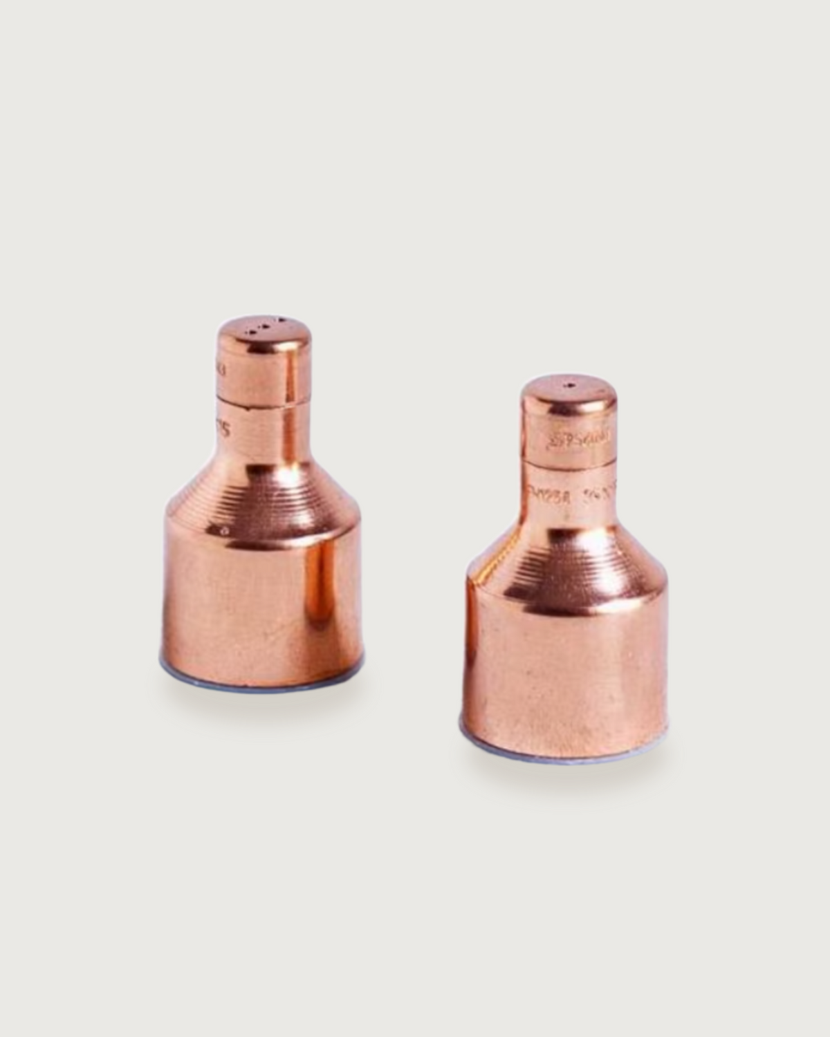 Salt & Pepper Shaker Set – 100% Solid Copper, Verdigris Patina