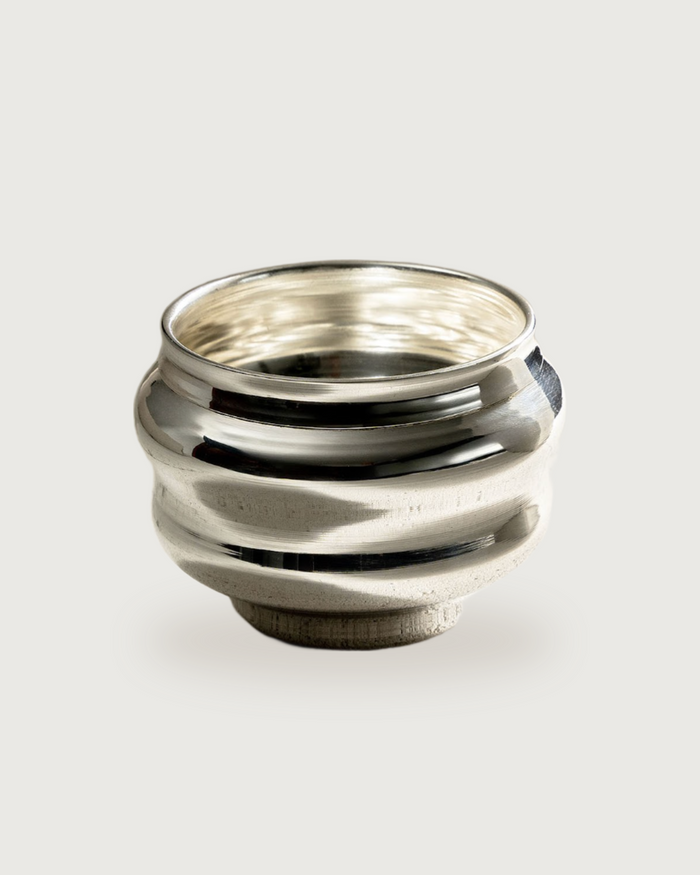 WAVY SILVER TUMBLER